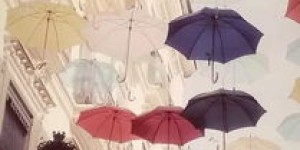 烟雨金城独伞双行，’人行’寓意何在？