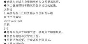 柜组长究竟是什么职位，其具体职责包括哪些方面？
