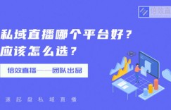 哪些平台是工贸领域的自助直播好选择？